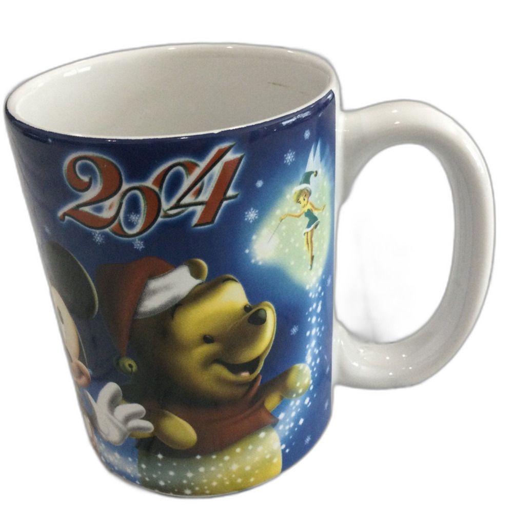 Vintage 2004 Disney Store Excusive Snow White, Pinocchio, Mickey Mouse Mug